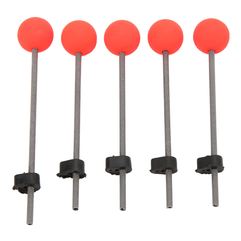Phefop red ball spring ice fishing tip with visible strike cue