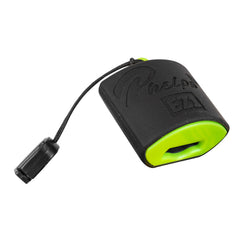 Phelps EZ 1 compact elk cow call shown with hands-free use for quick field calls.