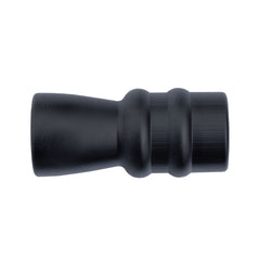 Phelps flared mouthpiece enables quick diaphragm swaps on metal bugle tube.
