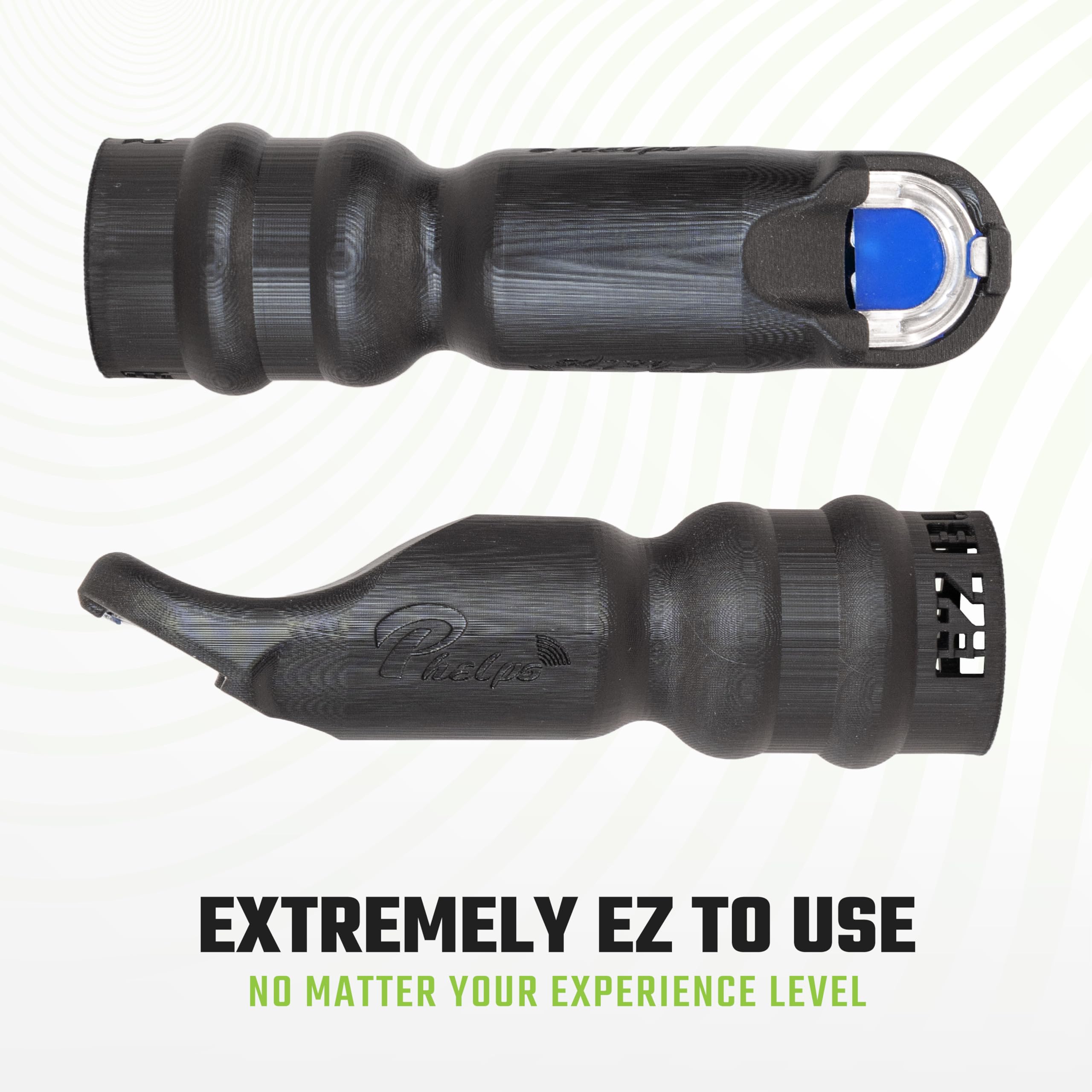 Phelps Game Calls external bugle mouthpiece requires its own reeds and gaskets