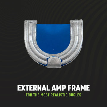 Phelps Game Calls external mouthpiece in-use setup suggests easier alternatives to diaphragms