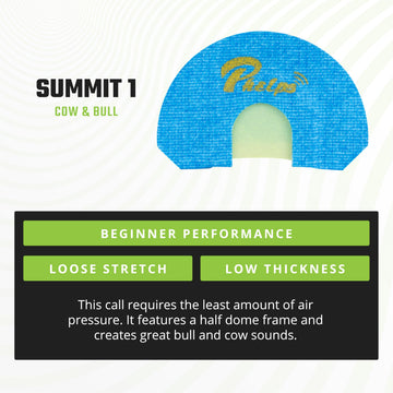 Phelps Summit elk diaphragm Summit 1 light-air option for easy calls