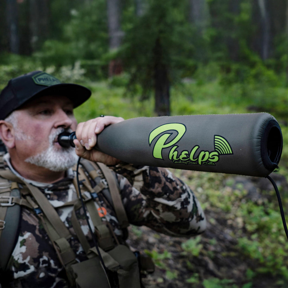 Phelps Unleashed V2 backcountry-ready, lightweight bugle tube for field use.