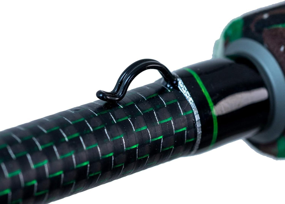 Phenix Maxim Spinning Essex SiC guides improve line control.