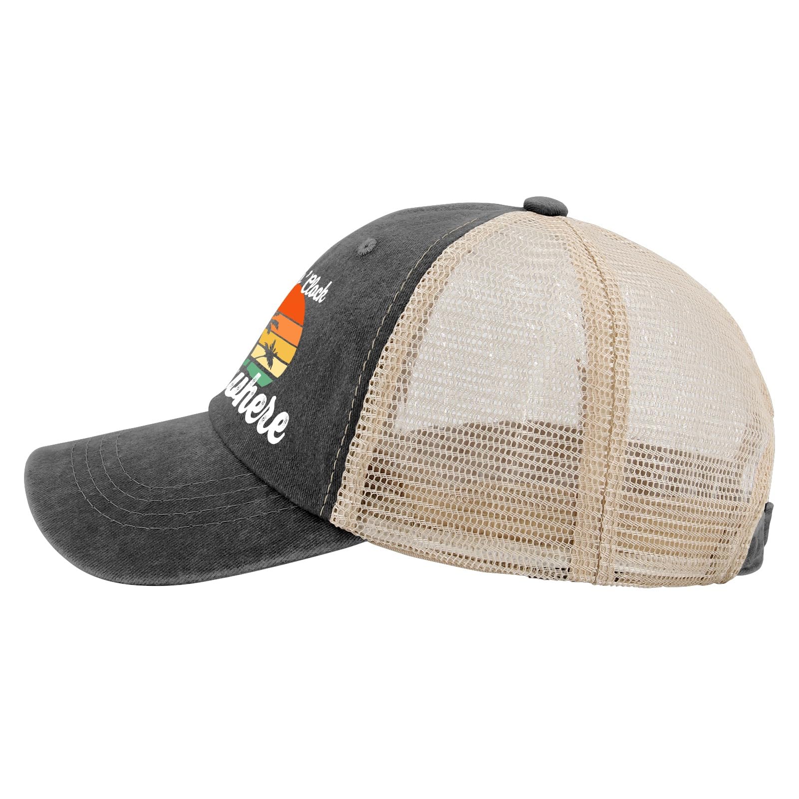 Philysonic Jimmy Hat vintage washed denim look; soft, breathable casual wear.