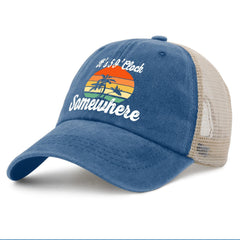 Philysonic Jimmy Hat vintage mesh back provides breathable comfort.