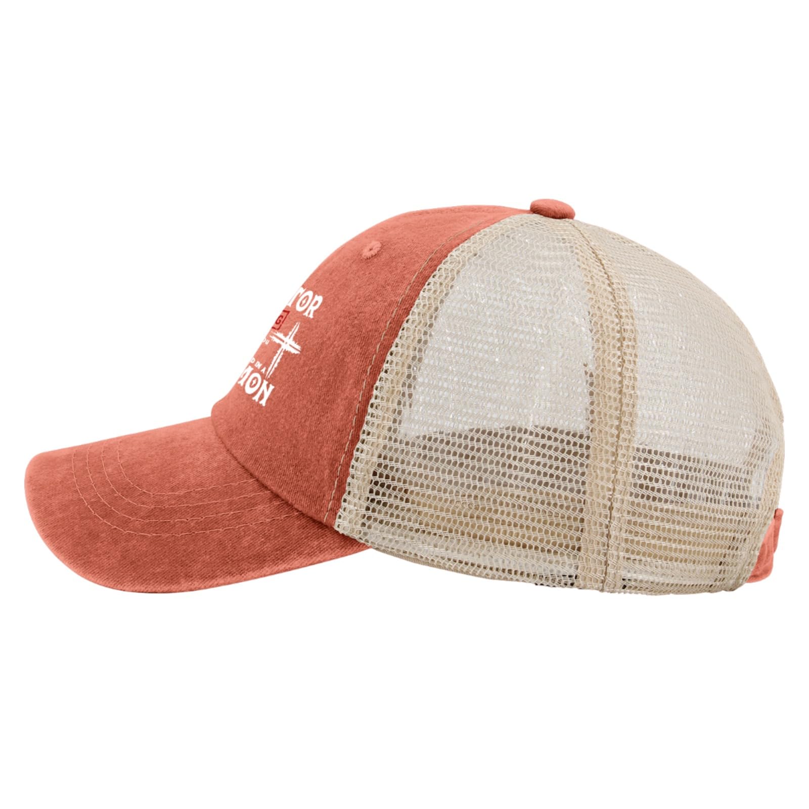 Philysonic Pastor Gift Trucker Hat adjustable strap for secure fit