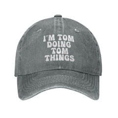 Philysonic Tom Things hat front graphic for everyday casual style