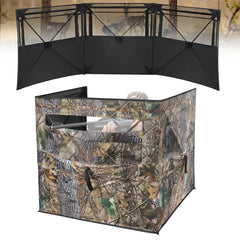Phoncoo See Through Hunting Blind upper panel provides one-way visibility for stealthy deer and turkey hunts.