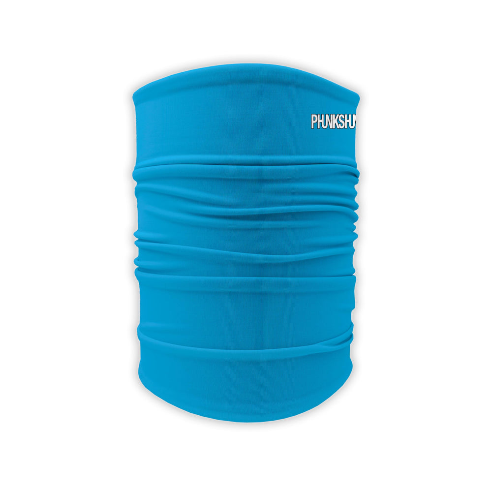 PhunkshunWear Double Tube Youth Headwear in True Blue, warmth, moisture-wicking, and odor resistance for outdoor adventures