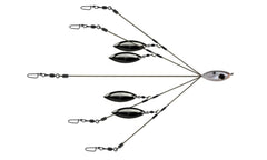 Picasso Bait Ball Finesse in water emphasizes blade vibration to attract fish.