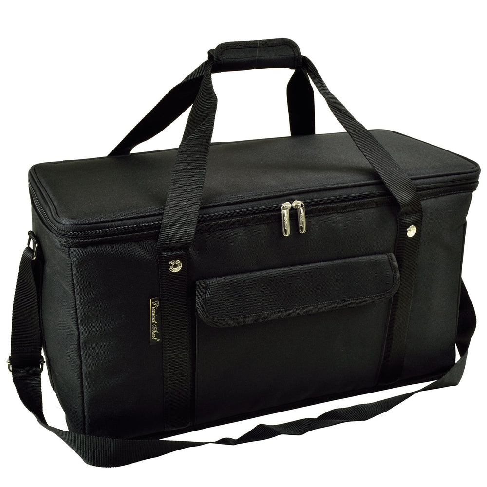 Picnic at Ascot 64-can collapsible cooler keeps drinks organized and accessible.
