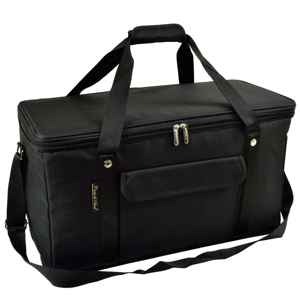 Picnic at Ascot 64-can collapsible cooler keeps drinks organized and accessible.