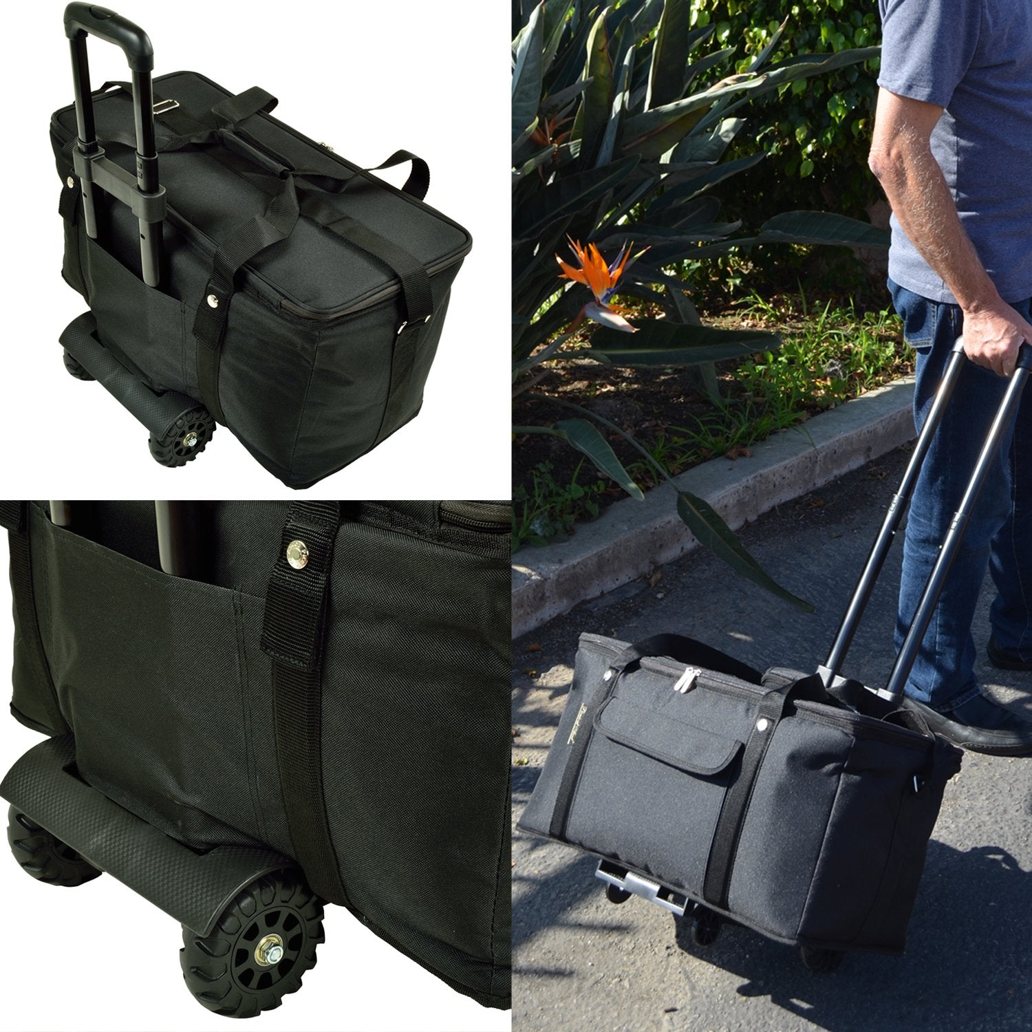 Picnic at Ascot collapsible cooler laid flat to save storage space