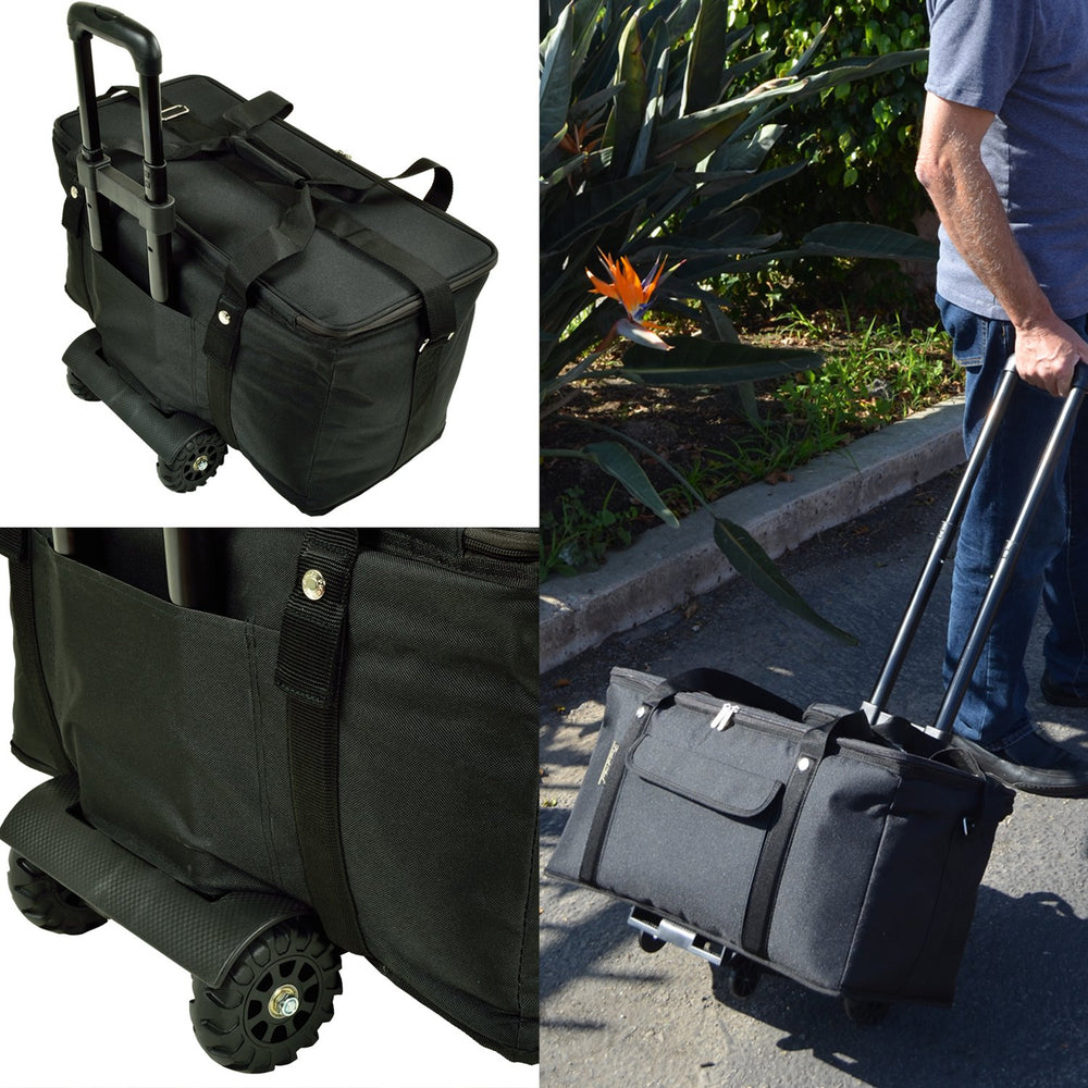Picnic at Ascot collapsible cooler laid flat to save storage space