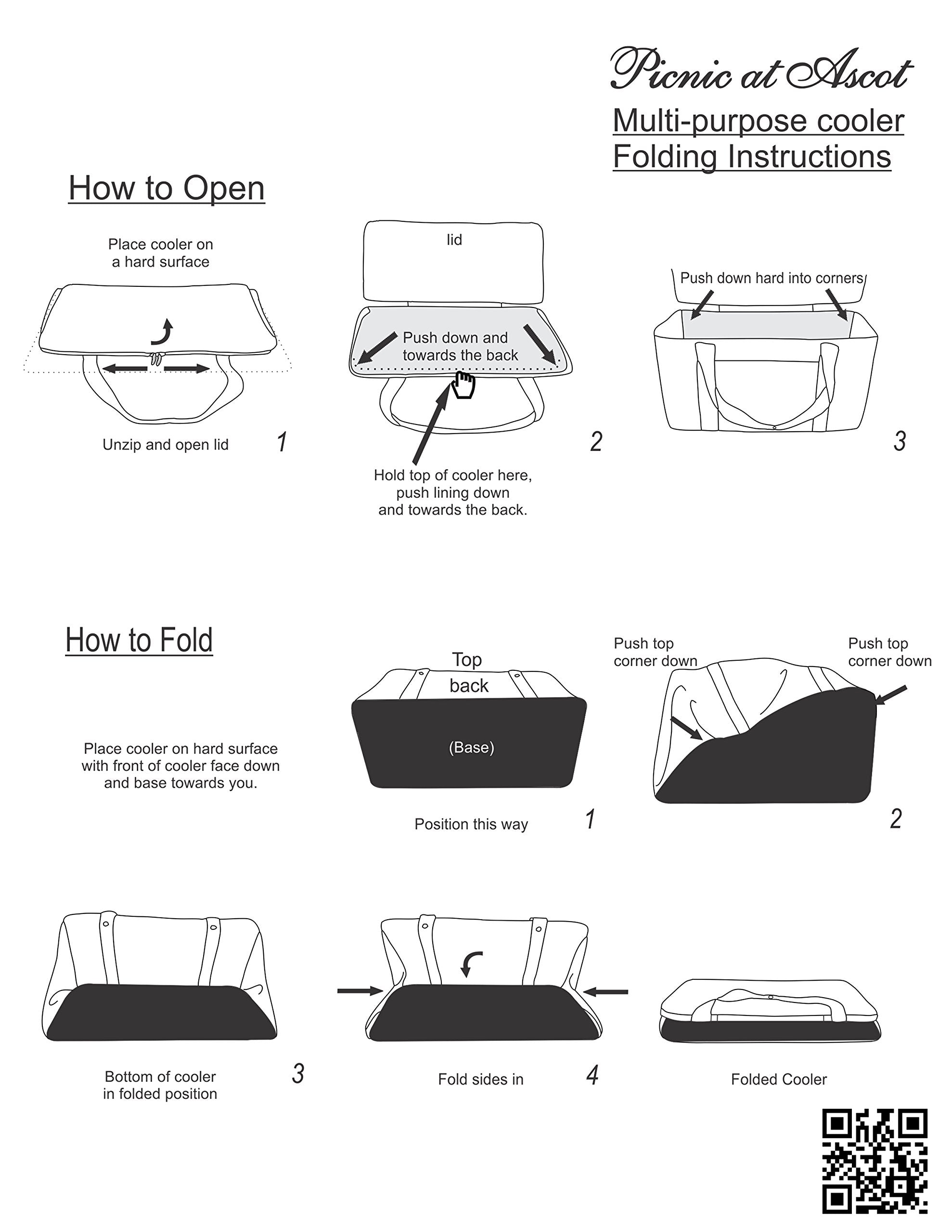 Picnic at Ascot heavy-duty carry handles for easy lifting