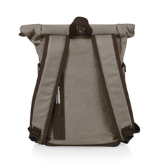 Picnic Time Carmel Roll Top Backpack Cooler component pocket organizes picnic accessories