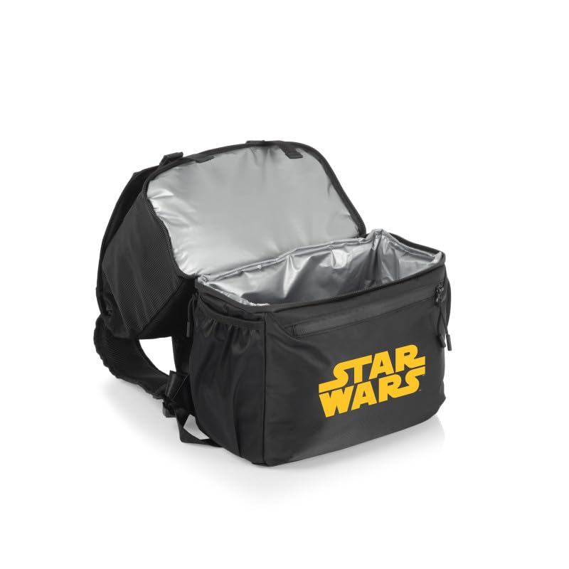 Picnic Time Darth Vader Tarana insulated compartment keeps snacks fresh on go.