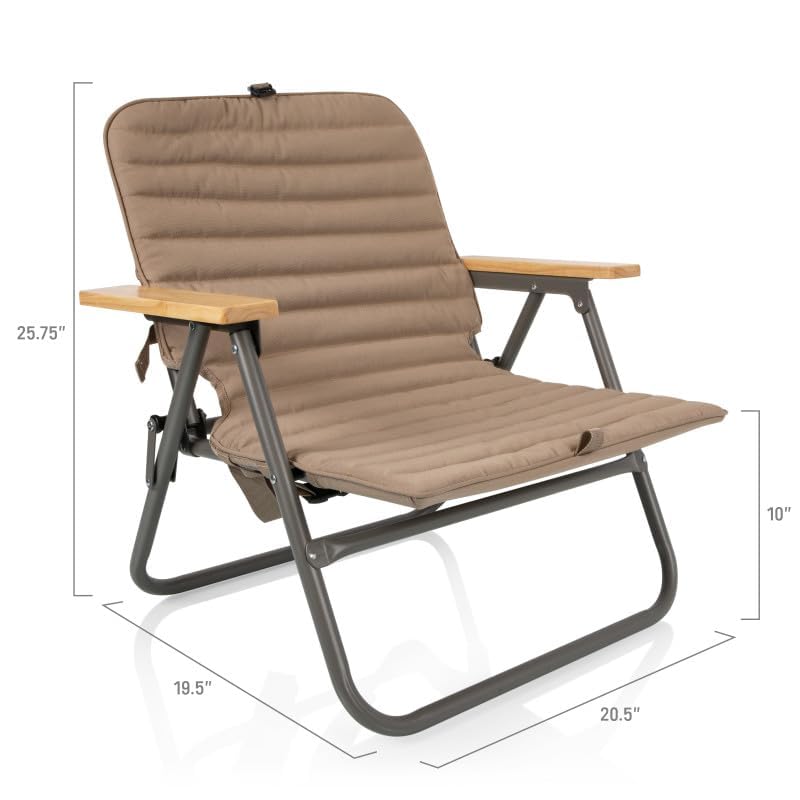 PICNIC TIME Descanso backpack folding chair designed for hands-free transport