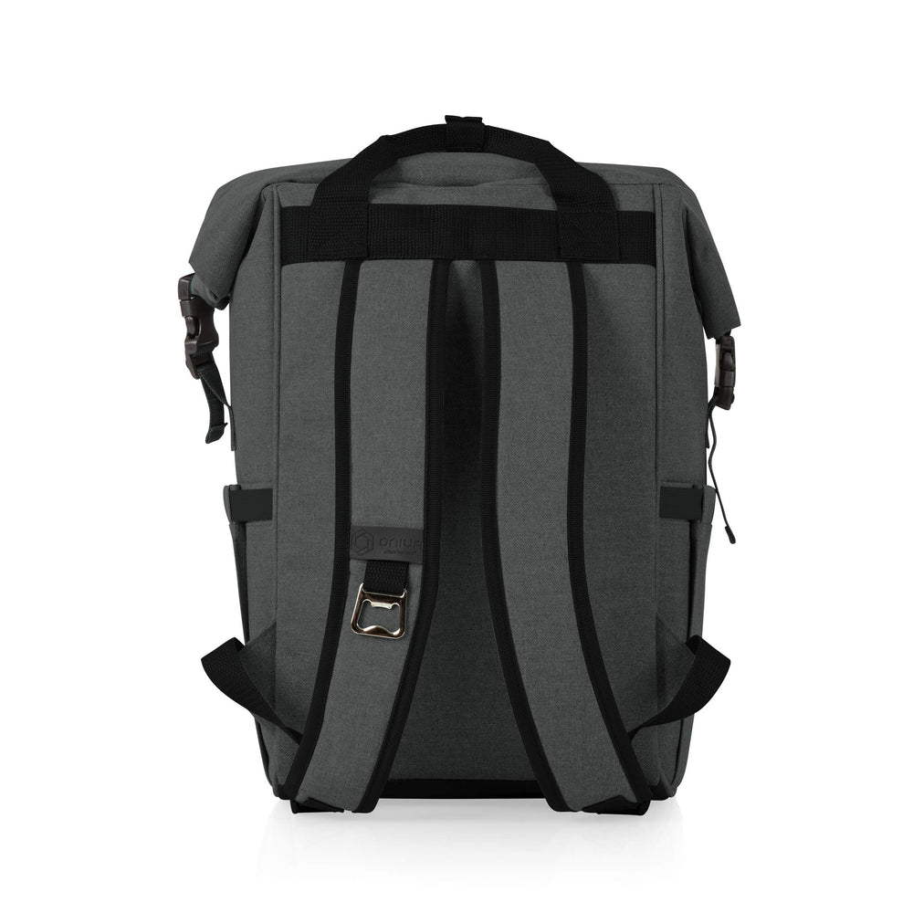 Padded straps and dual handles offer comfort during long walks or hikes.