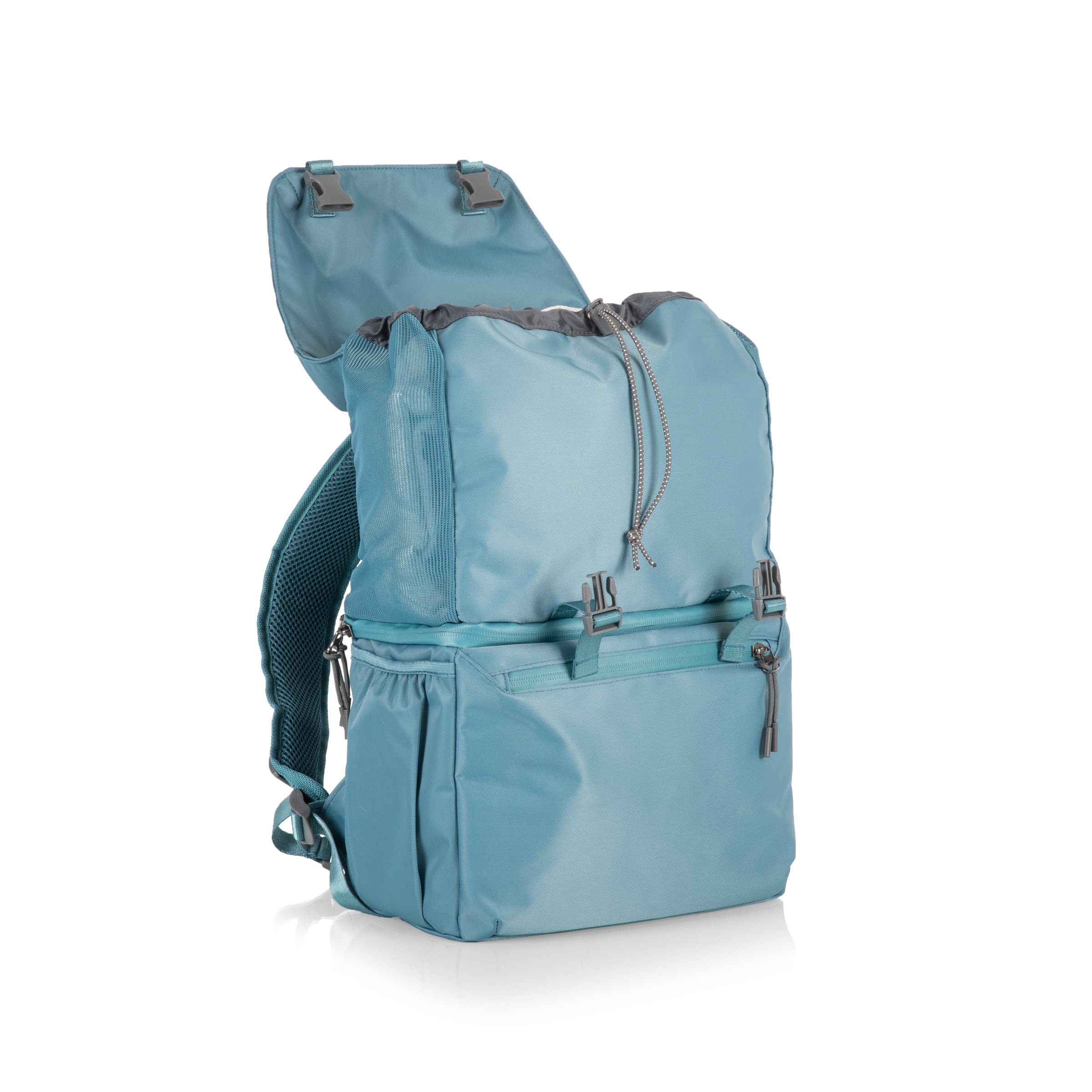 PICNIC TIME Tarana Aurora Blue padded mesh shoulder straps for comfort.