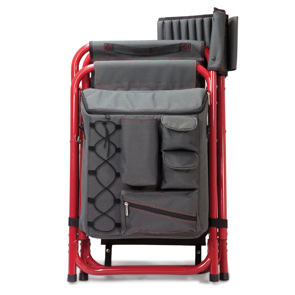 PICNIC TIME Fusion chair detachable cooler with strap for hands-free transport.