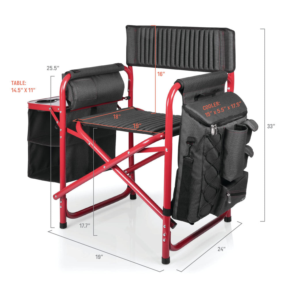 PICNIC TIME Fusion chair padded seat provides comfortable seating for outdoor relaxation.