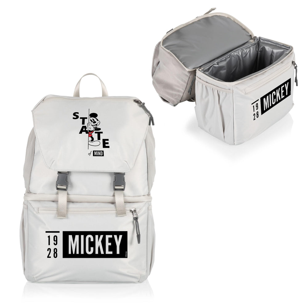 Halo Gray Tarana Backpack Cooler blends with outdoor outfits and casual wear.