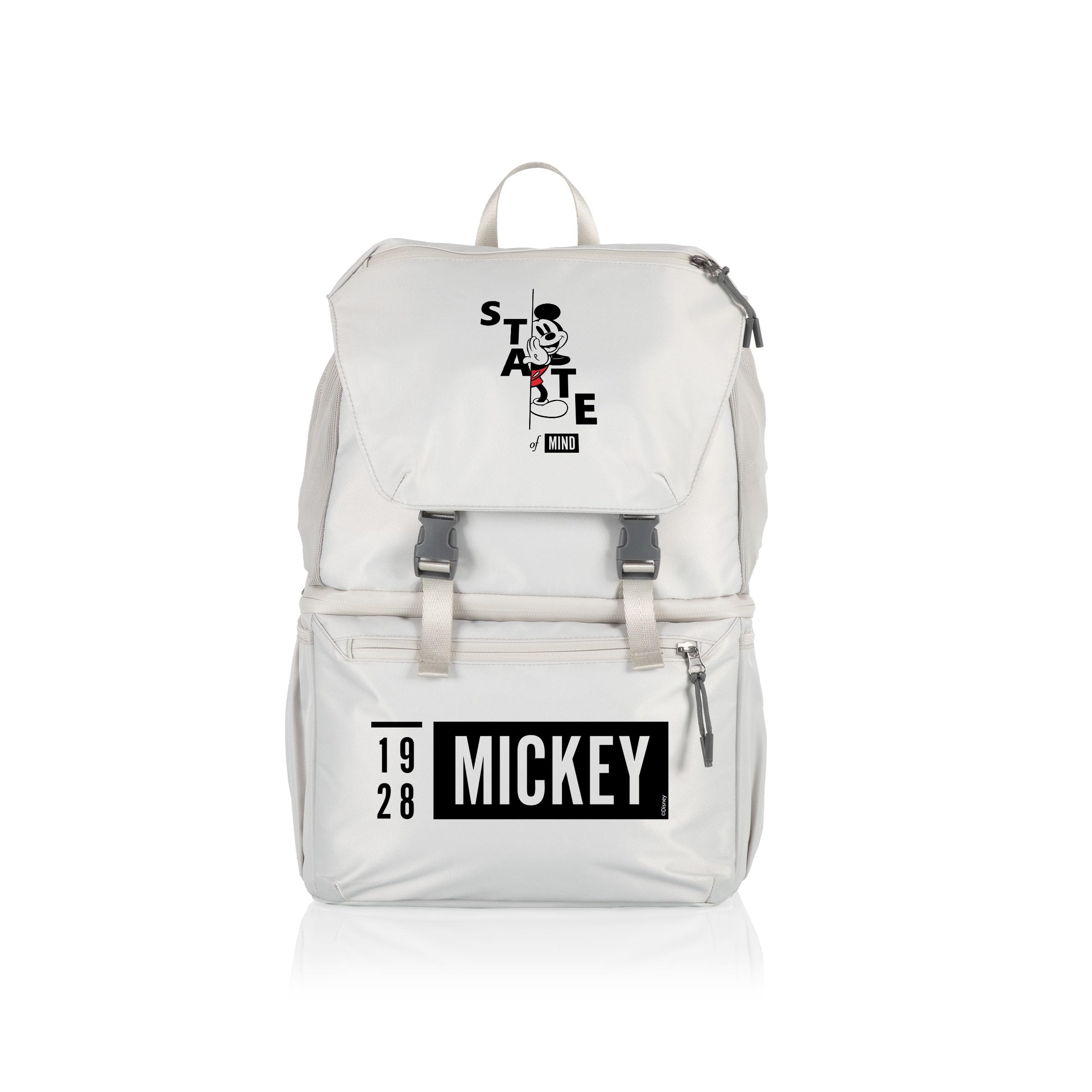 PICNIC TIME Tarana Backpack Cooler with Mickey on the front for on-the-go snacking.
