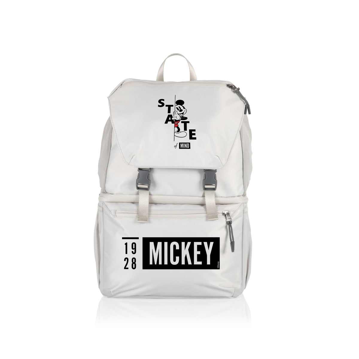 PICNIC TIME Tarana Backpack Cooler with Mickey on the front for on-the-go snacking.