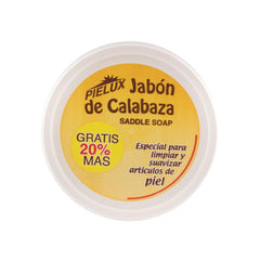 PIELUX Saddle Soap creamy lather moisturizes leather and removes dirt and grime.