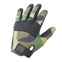 PIG Alpha full dexterity gloves palm shot showing grip-focused design for better shooting control.