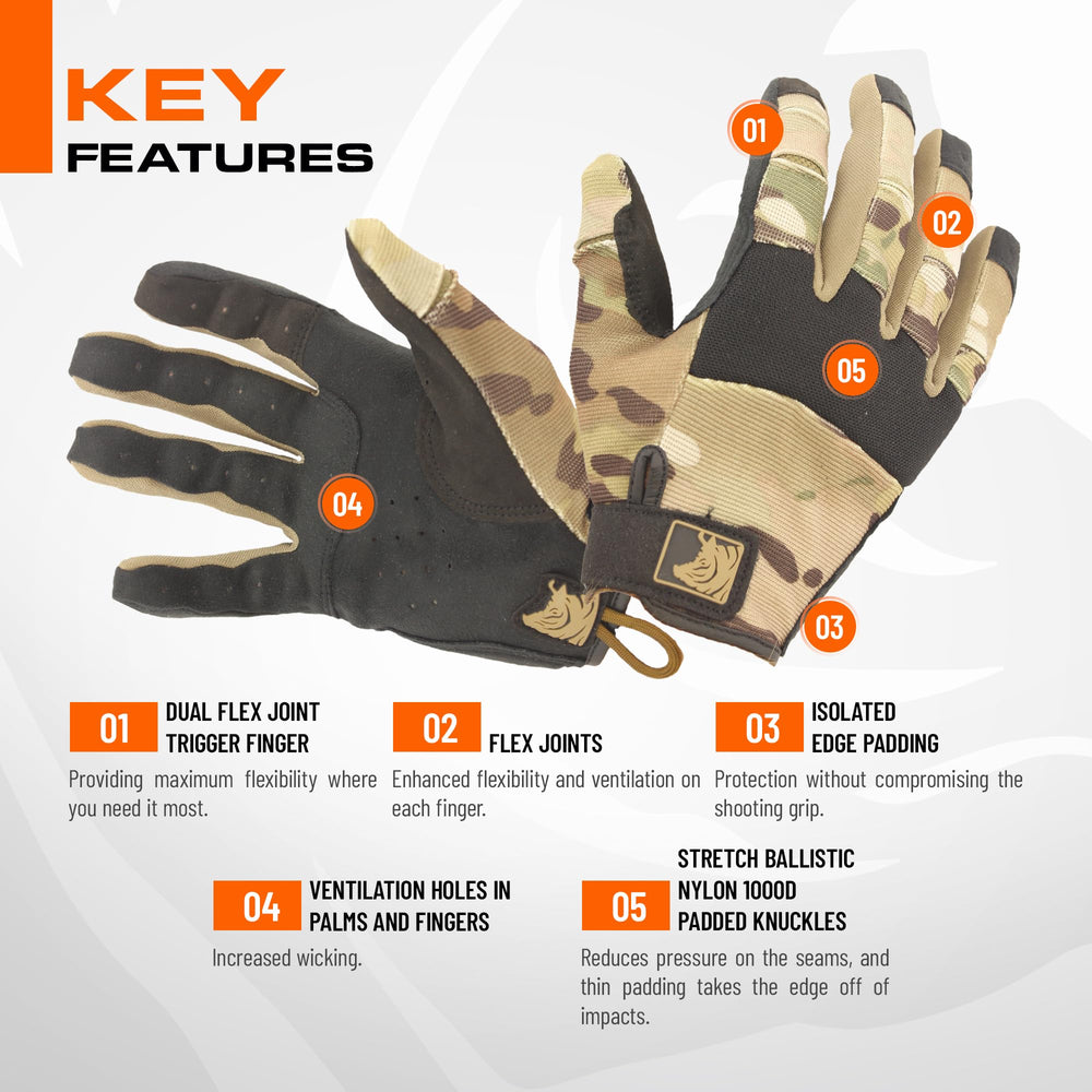 PIG Alpha full-dexterity gloves ventilation holes ensure breathable wear during long sessions