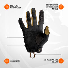 PIG Alpha trigger finger with Clarino material for precise trigger feel.