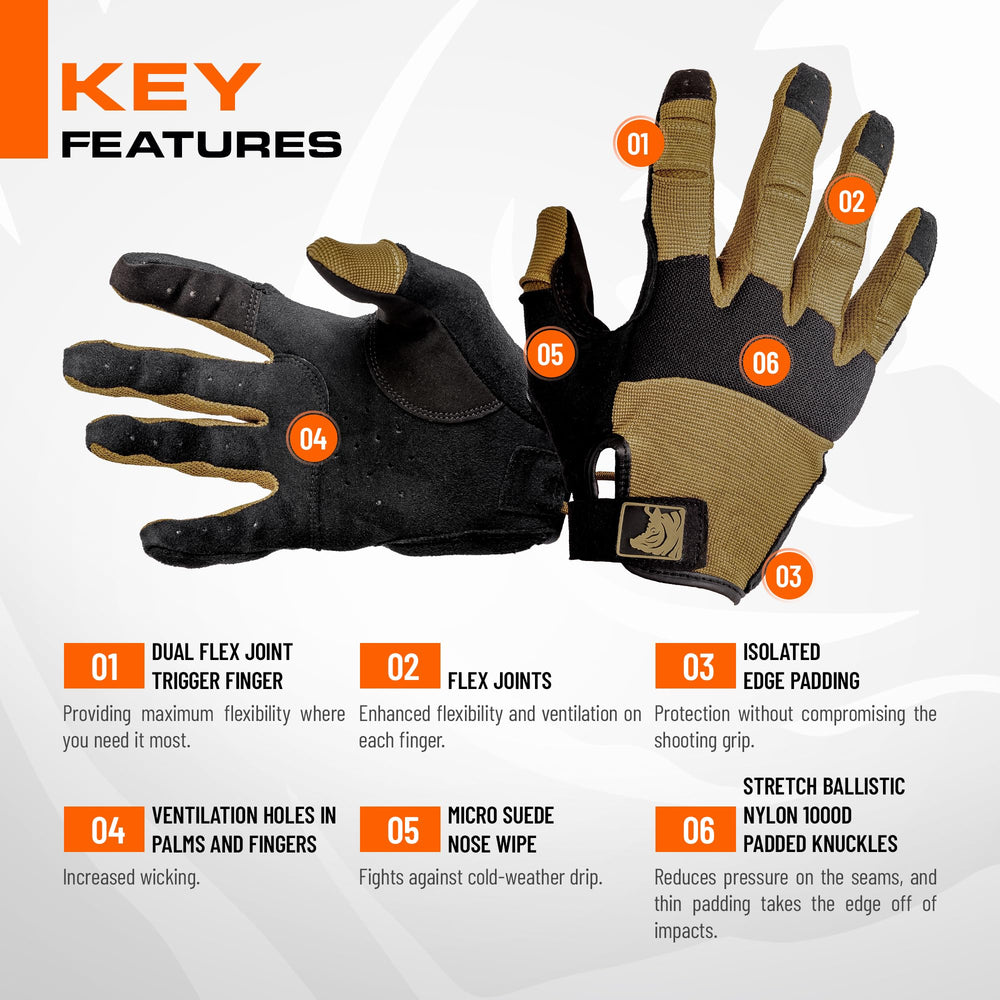 PIG Alpha ventilated design and dexterity-focused features for comfort.