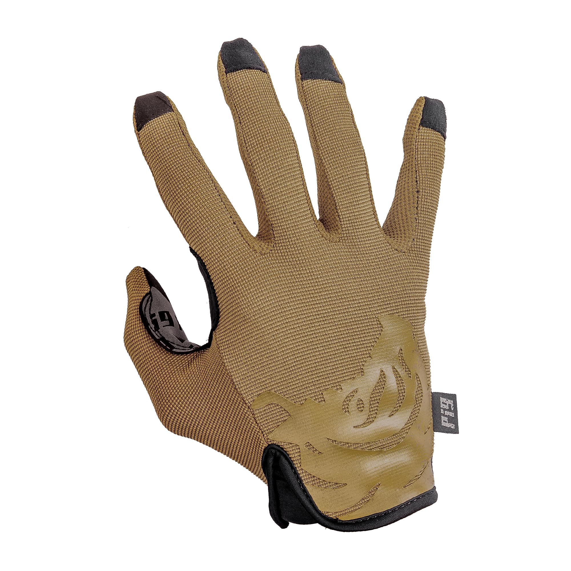 PIG Delta Utility Gloves palm grip for precise shooting control on the range.