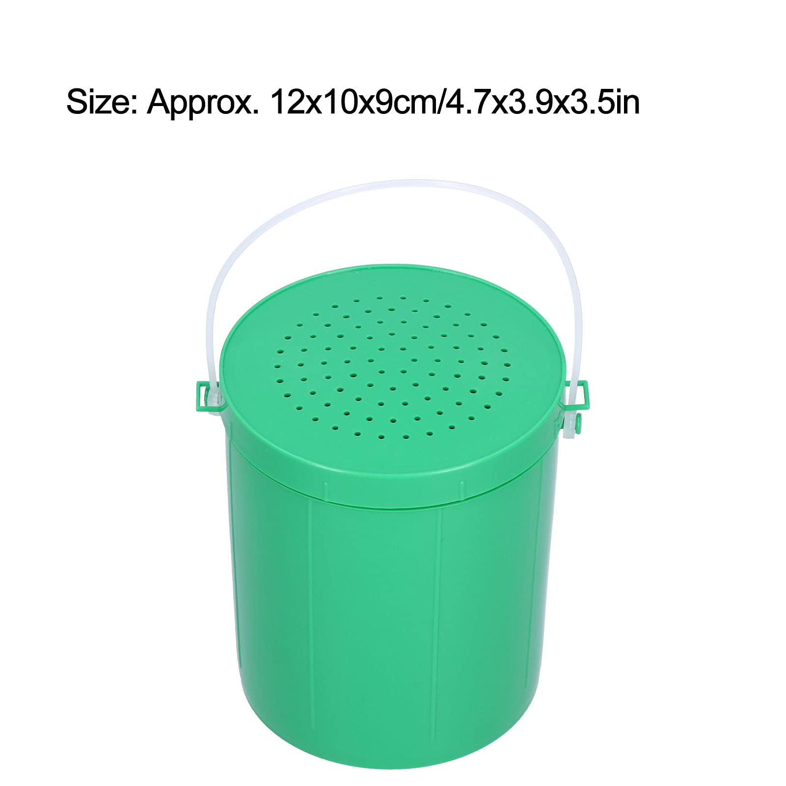 Pilipane Worms Bait Holder breathable lid, helps bait stay fresh during use.