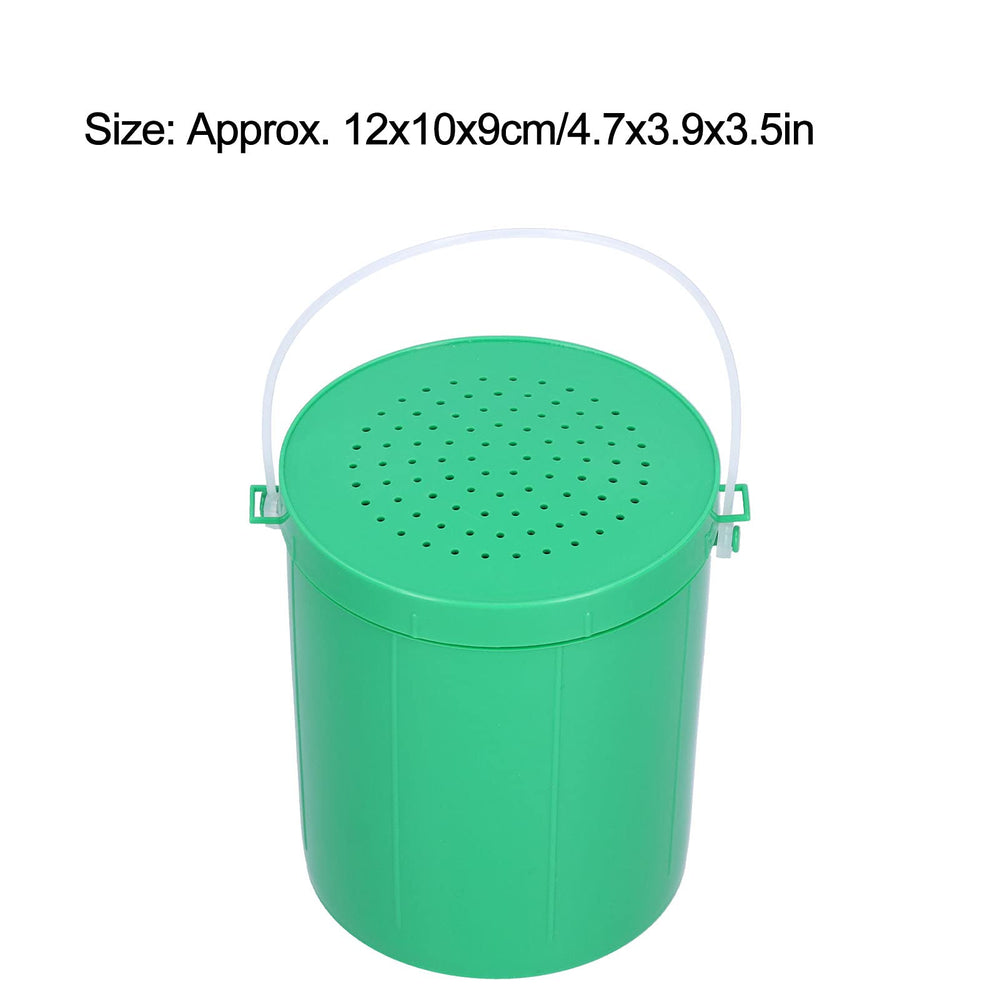 Pilipane Worms Bait Holder breathable lid, helps bait stay fresh during use.