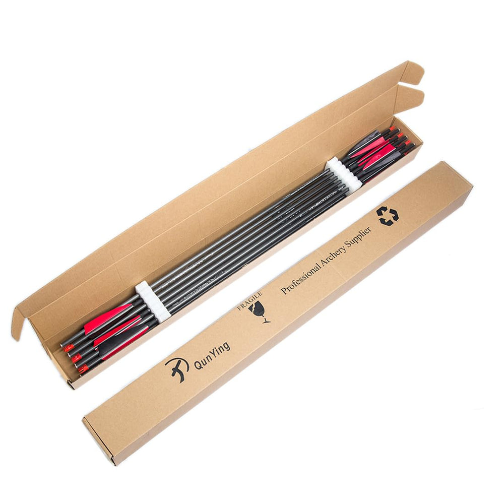 Pinals Archery 12-pack arrows with inserts in reusable package
