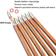 Pinals adjustable nocks enable quick tuning for recurve or compound bows.