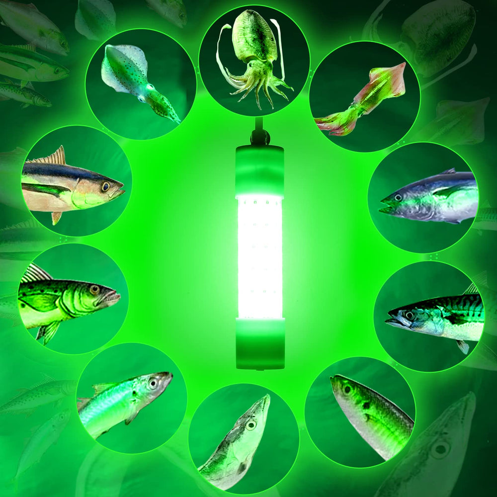 Pinboer IP68 waterproof underwater fishing light in rugged housing