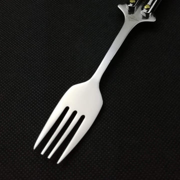PinbWD butterfly fork and spoon aluminium handle for rugged camping.