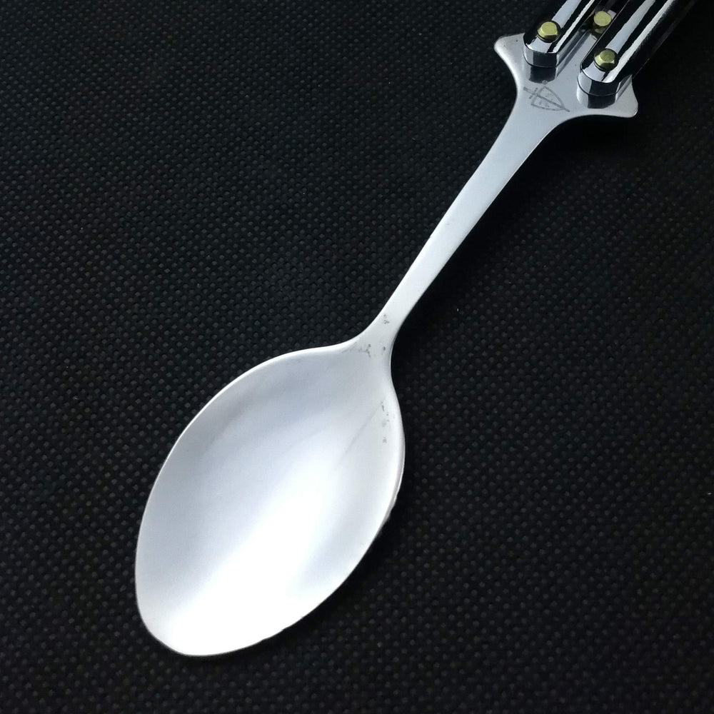 PinbWD butterfly fork-spoon detailed close-up with durable finish.