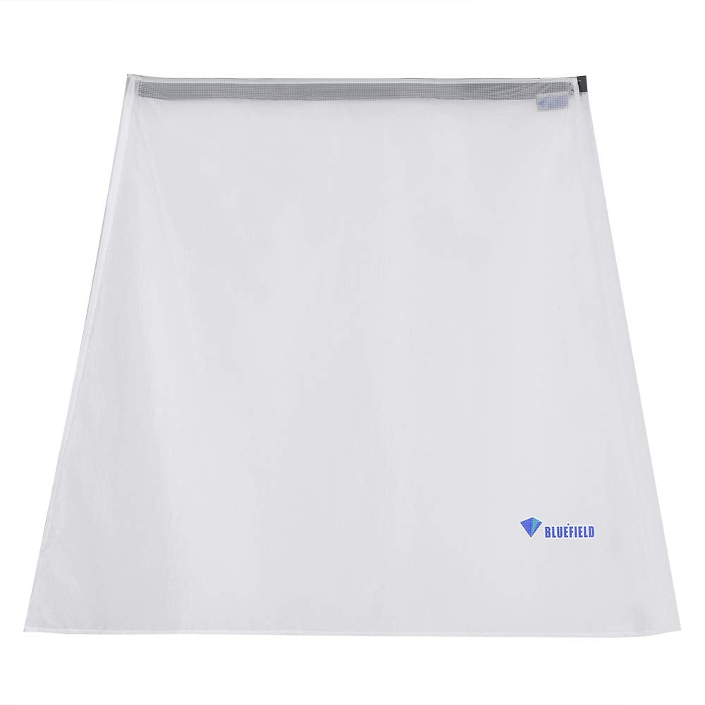 PinbWD rain skirt ready to wear for hiking and cycling.