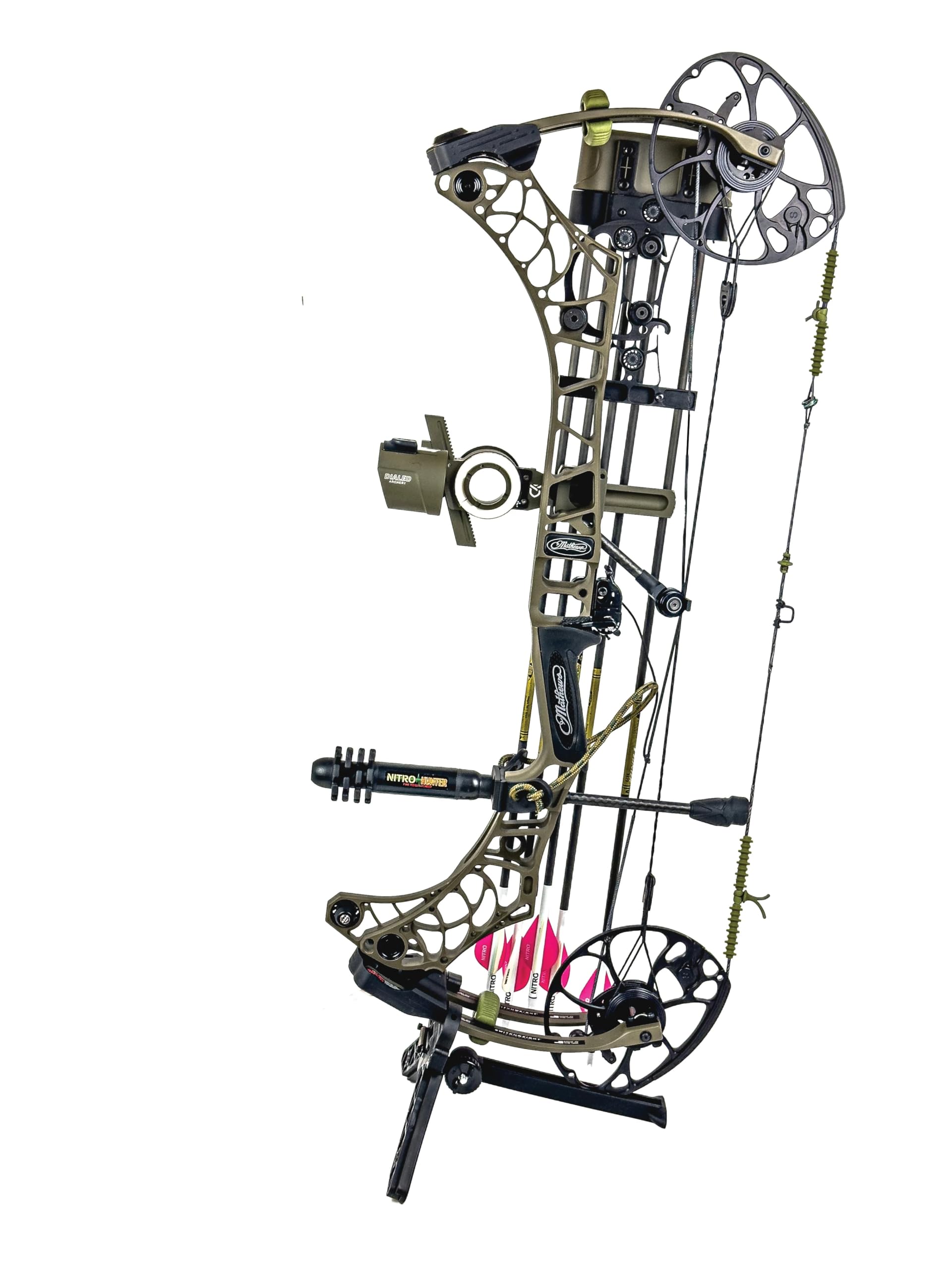 Pine Ridge Kwik Stand Tri-Pod design enhances stability on uneven terrain.