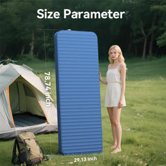 PineHike Sleeping Pad built-in pump demonstrates integrated inflation feature