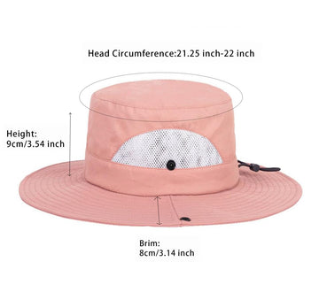 Chin strap safari hat design for kids 5-14
