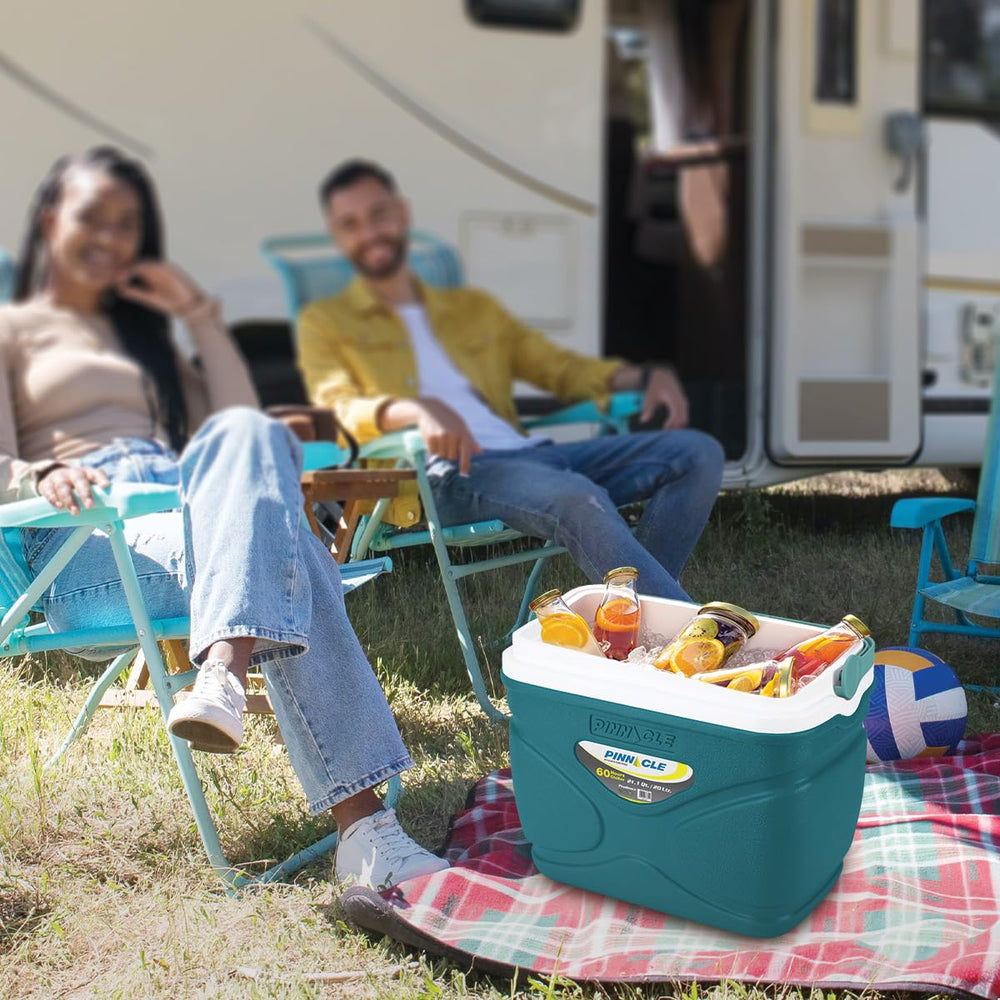 Pinnacle beach tailgating ready cooler keeps drinks cool under sun
