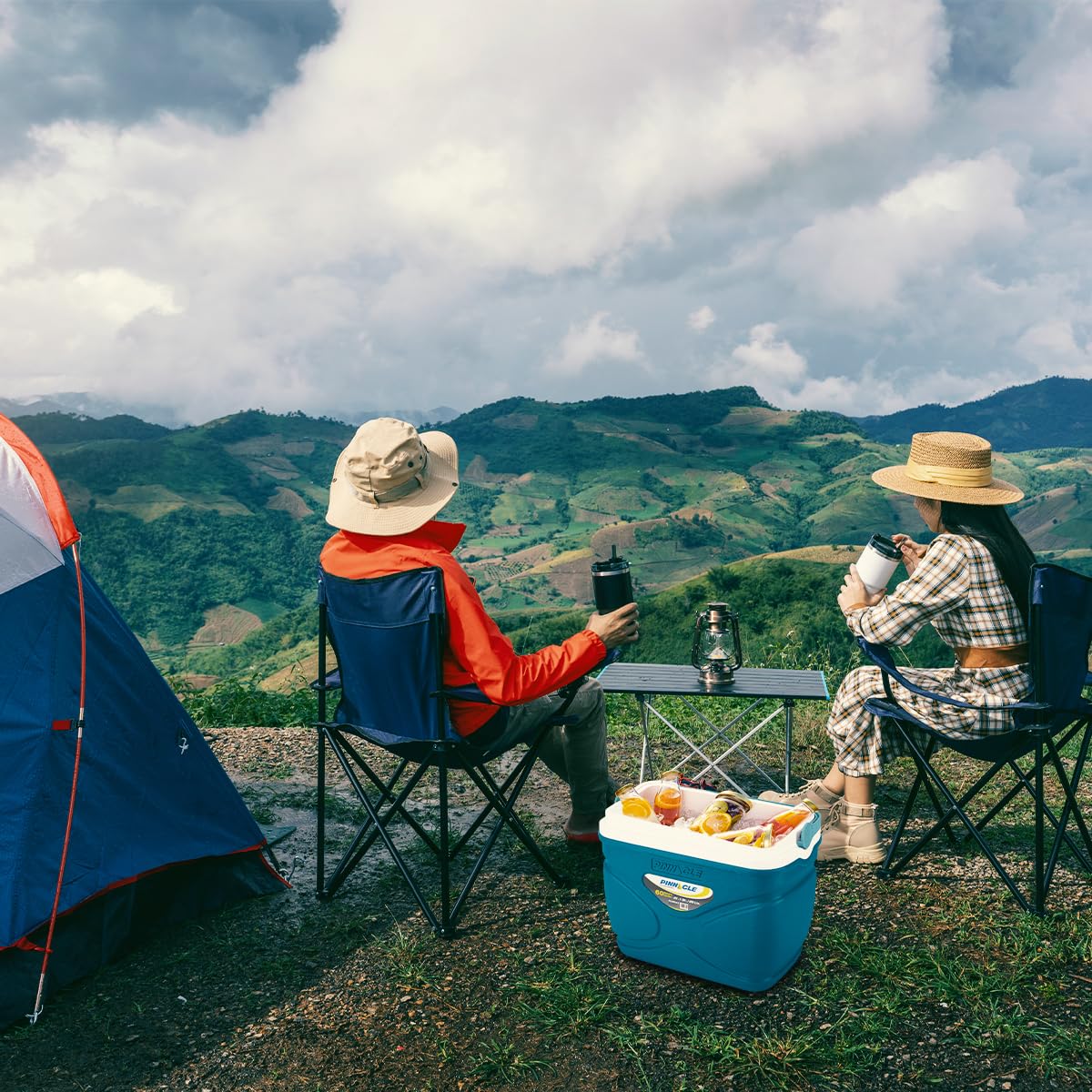 Pinnacle bright outdoor cooler design adds style to any outing