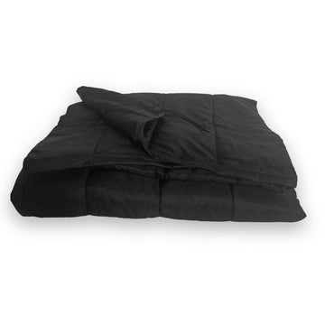 Pinnacle Mercantile Black Edition Woobie front view, rugged ripstop exterior for outdoor durability.